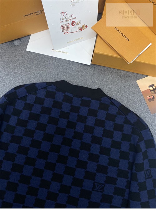 Louis Vuitton 루이비통 다미에 울 V넥 가디건 의류 10번 이미지
