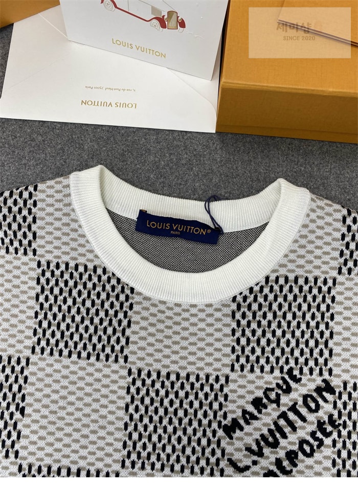 Louis Vuitton 루이비통 다미에 자카드 MLVD 반팔 티셔츠 의류 9번 이미지