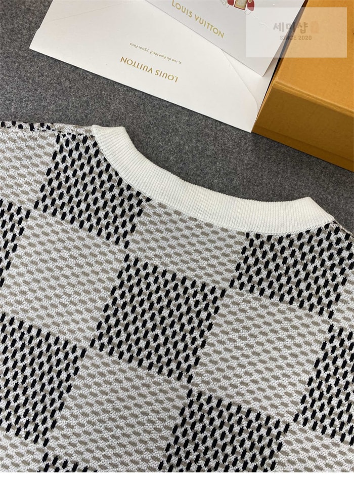 Louis Vuitton 루이비통 다미에 자카드 MLVD 반팔 티셔츠 의류 12번 이미지