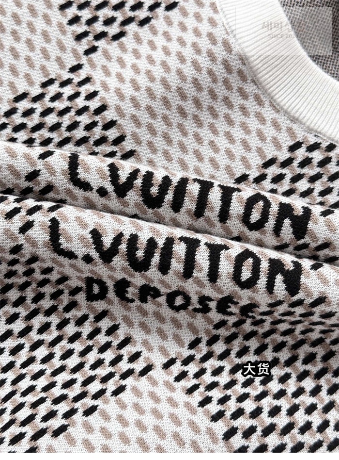 Louis Vuitton 루이비통 다미에 자카드 MLVD 반팔 티셔츠 의류 10번 이미지