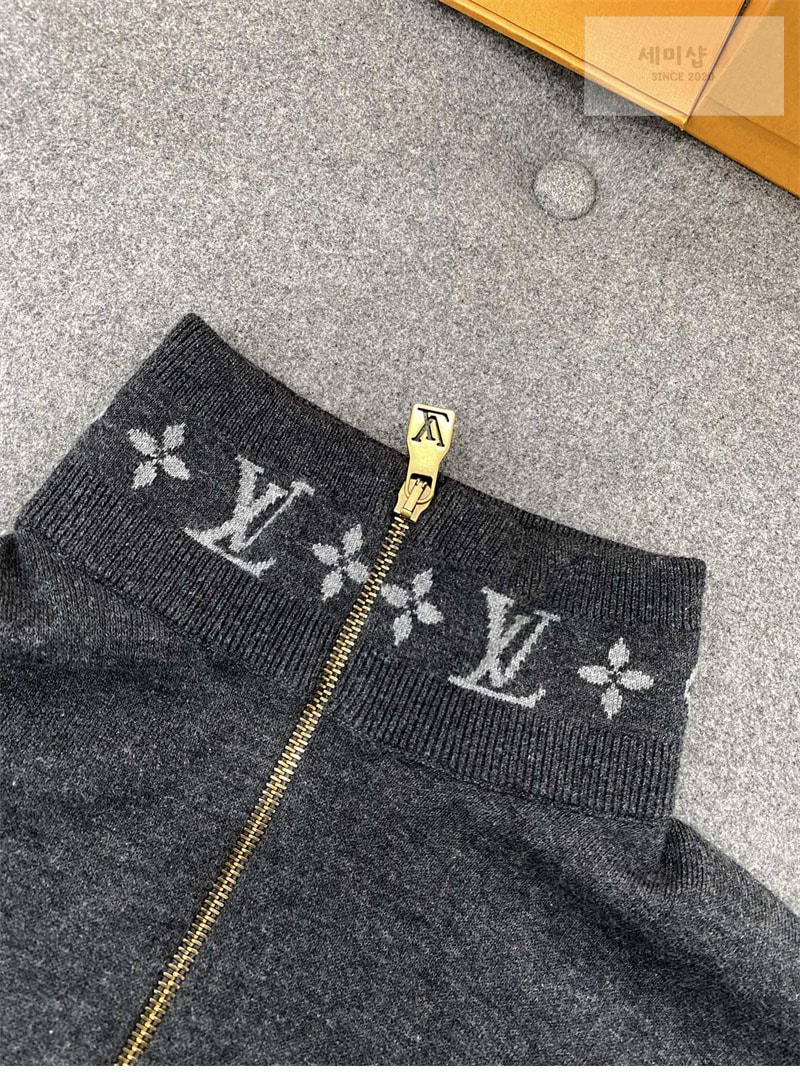 Louis Vuitton 루이비통 더블 페이스 니트 울 트래블 블루종 의류 13번 이미지