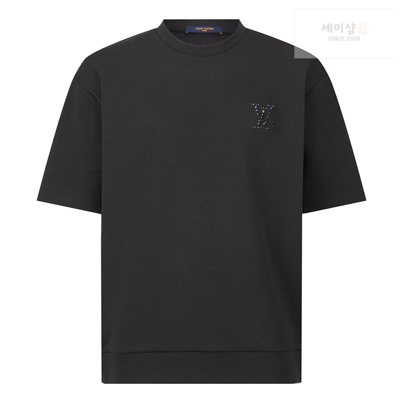 Louis Vuitton 루이비통 라인스톤 LV 저지 반팔 티셔츠 의류 1번 이미지