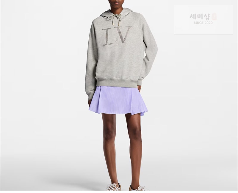 Louis Vuitton 루이비통 라인스톤 LV 후디 의류 2번 이미지