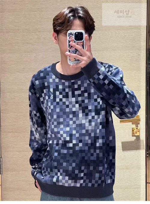 Louis Vuitton 루이비통 러버 카모 다미에 니트 스웨터 2컬러 의류 26번 이미지