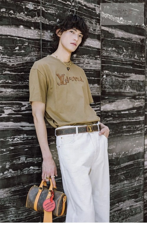 Louis Vuitton 루이비통 러버 LV 로프 로고 시그니처 코튼 티셔츠 의류 5번 이미지
