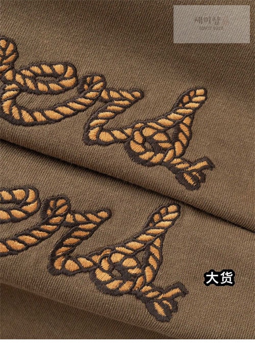 Louis Vuitton 루이비통 러버 LV 로프 로고 시그니처 코튼 티셔츠 의류 15번 이미지