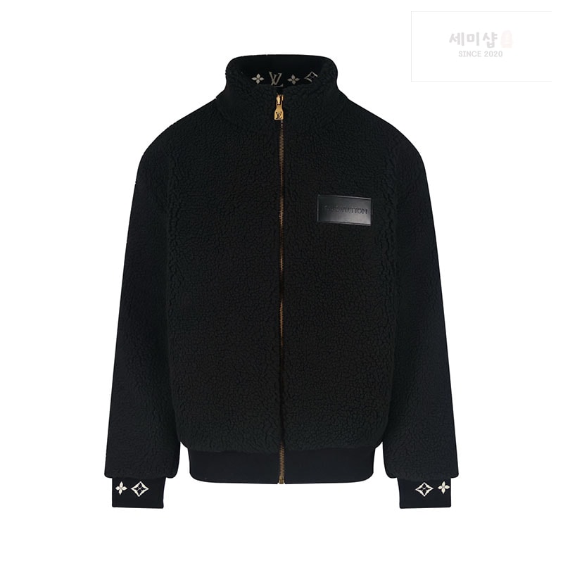 Louis Vuitton 루이비통 레더 패치 플리스 블루종 의류 12번 이미지