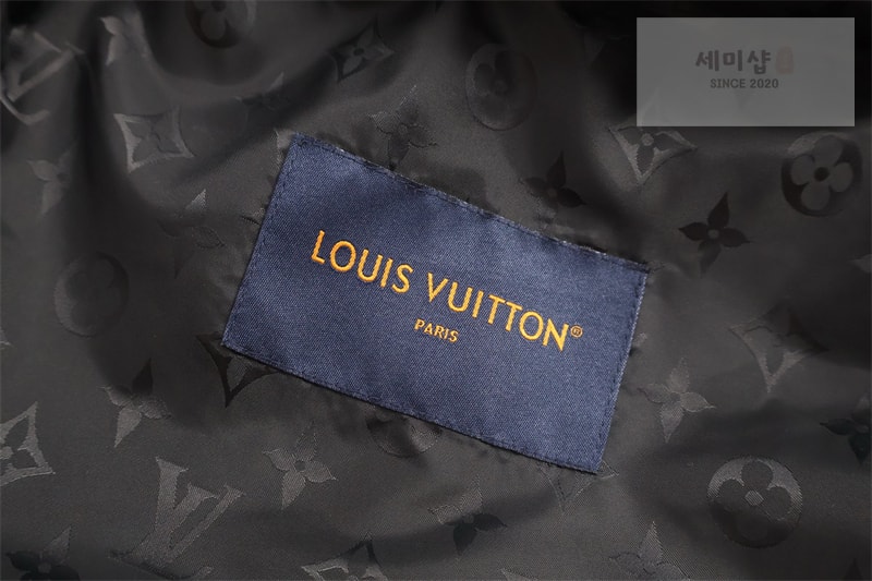 Louis Vuitton 루이비통 레더 패치 플리스 블루종 의류 4번 이미지