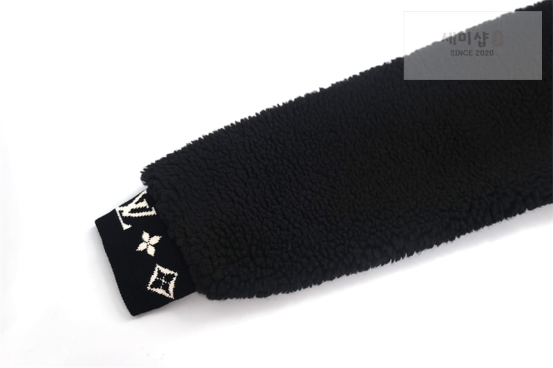 Louis Vuitton 루이비통 레더 패치 플리스 블루종 의류 7번 이미지