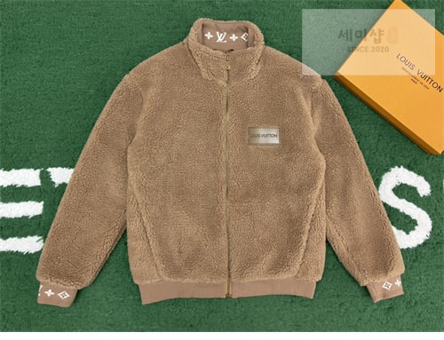 Louis Vuitton 루이비통 로고 패치 후리스 블루종 2컬러 의류 2번 이미지