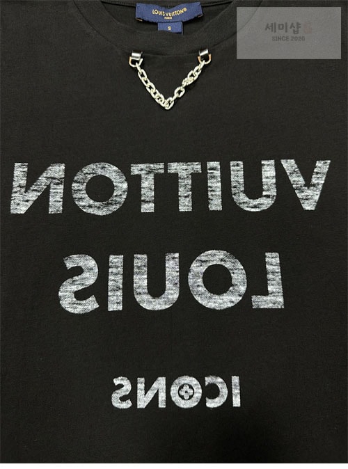 Louis Vuitton 루이비통 로고 프린트 티셔츠 1A84CP 의류 27번 이미지