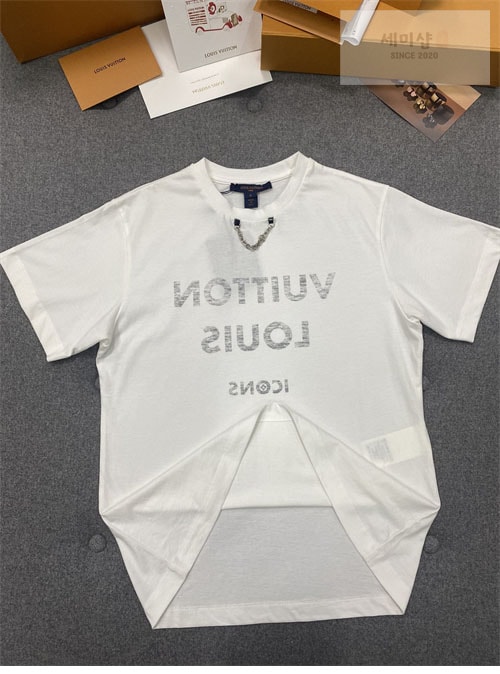 Louis Vuitton 루이비통 로고 프린트 티셔츠 1A84CP 의류 24번 이미지