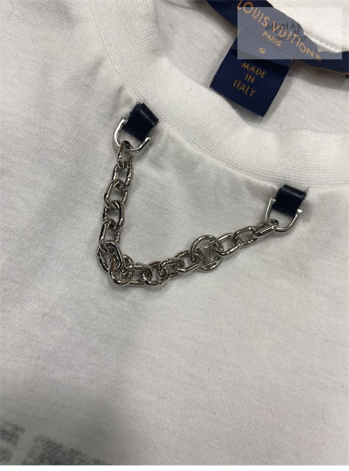 Louis Vuitton 루이비통 로고 프린트 티셔츠 1A84CP 의류 1번 이미지