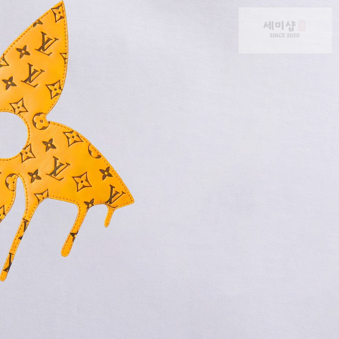 루이비통 루이비통 모노그램 드리핑 플라워 티셔츠 블랙 의류 14번 이미지