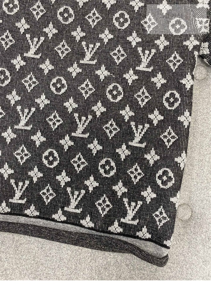 Louis Vuitton 루이비통 모노그램 로고플레이 자카드 코튼 울 반팔 니트 레플리카 10번 이미지 - 의류 | 세미샵 레플리카 사이트