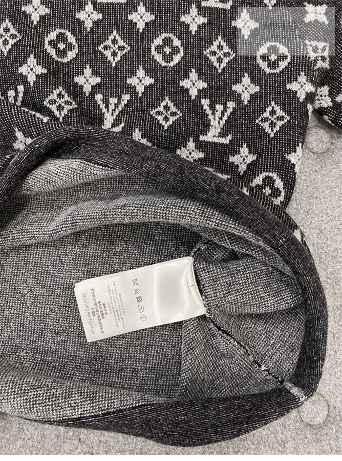 Louis Vuitton 루이비통 모노그램 로고플레이 자카드 코튼 울 반팔 니트 레플리카 21번 이미지 - 의류 | 세미샵 레플리카 사이트