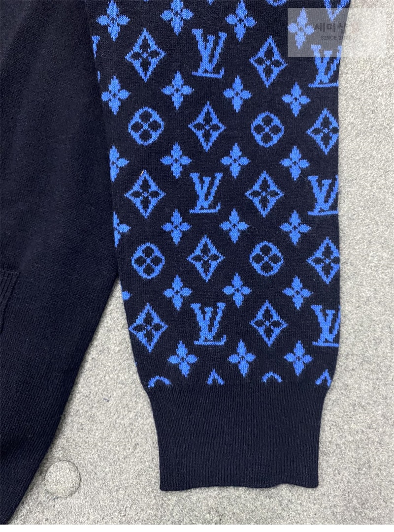 Louis Vuitton 루이비통 모노그램 믹스 캐시미어 V넥 가디건 의류 2번 이미지