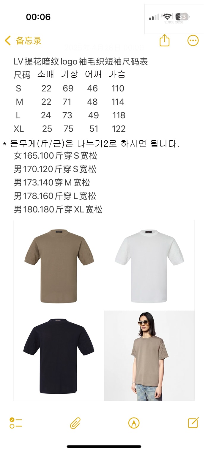 Louis Vuitton 루이비통 모노그램 코튼 크루넥 반팔 티셔츠 브라운 의류 1번 이미지