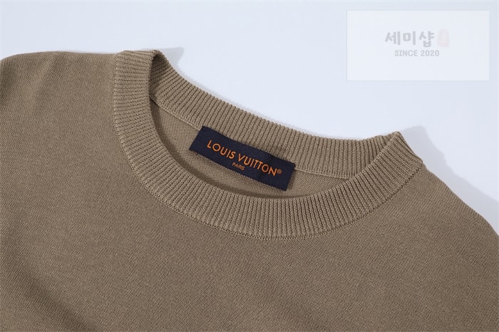 Louis Vuitton 루이비통 모노그램 코튼 크루넥 반팔 티셔츠 브라운 의류 5번 이미지