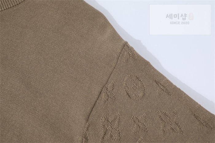 Louis Vuitton 루이비통 모노그램 코튼 크루넥 반팔 티셔츠 브라운 의류 8번 이미지