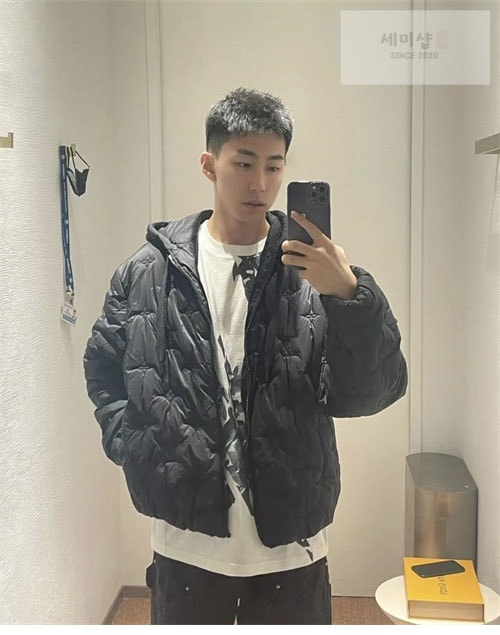 루이비통 루이비통 모노그램 퀼티드 후디 블루종 의류 25번 이미지