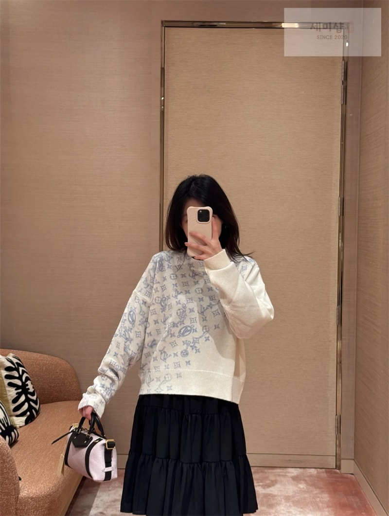 루이비통 루이비통 모노그램 프린트 레이어드 풀오버 의류 5번 이미지