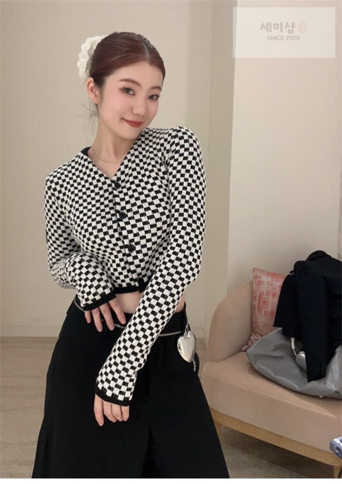 Louis Vuitton 루이비통 미니 다미에 니트 가디건 의류 30번 이미지