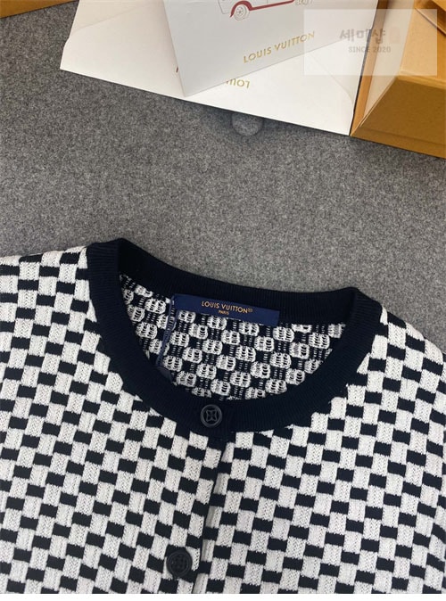 Louis Vuitton 루이비통 미니 다미에 니트 가디건 의류 10번 이미지