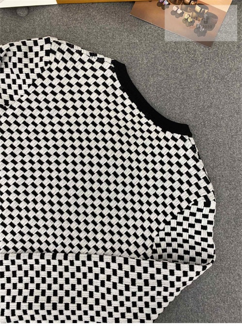 Louis Vuitton 루이비통 미니 다미에 니트 가디건 의류 14번 이미지