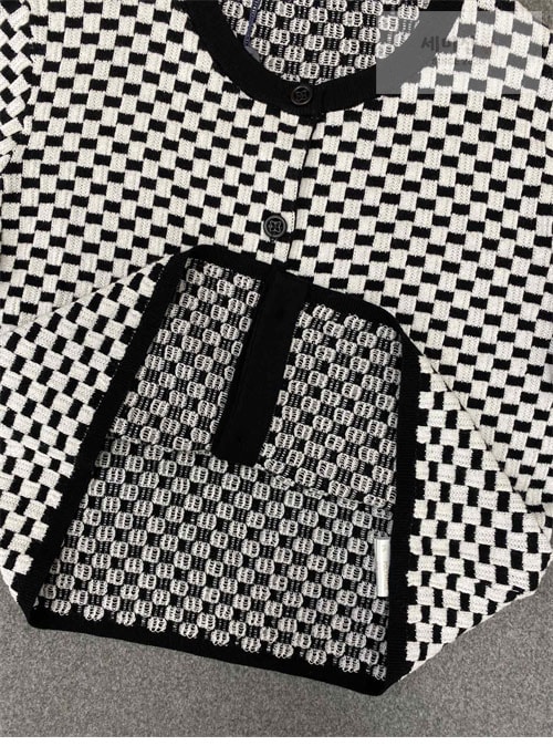 Louis Vuitton 루이비통 미니 다미에 니트 가디건 의류 18번 이미지