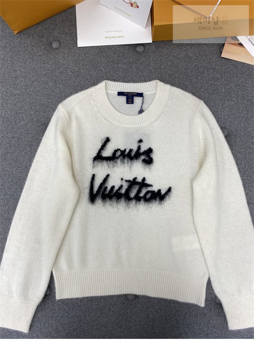 Louis Vuitton 루이비통 브러시드 니트 풀오버 의류 7번 이미지