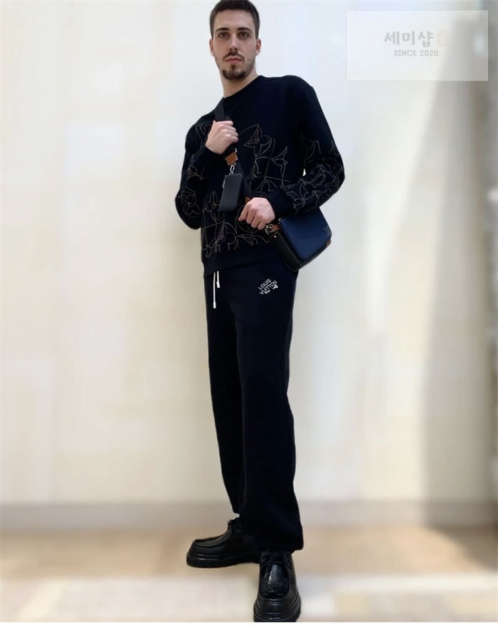 Louis Vuitton 루이비통 스테이플 핀 자수 시그니처 팬츠 의류 17번 이미지