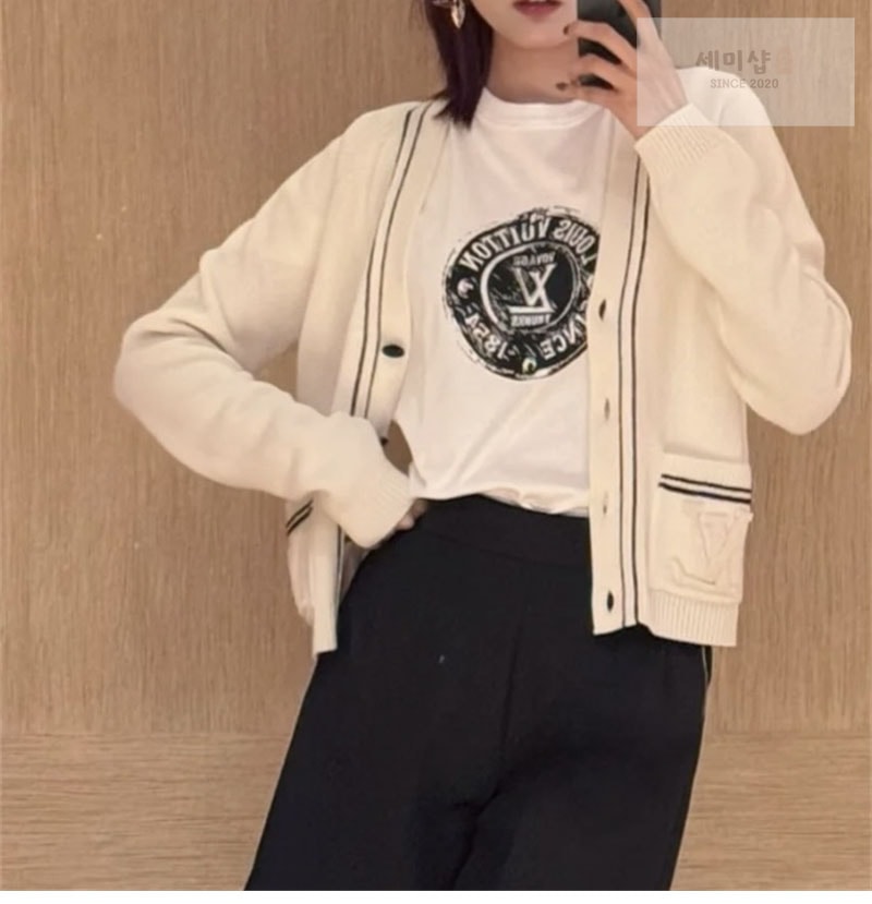 루이비통 루이비통 스트라이프 엑센트 가디건 (터보) 의류 8번 이미지