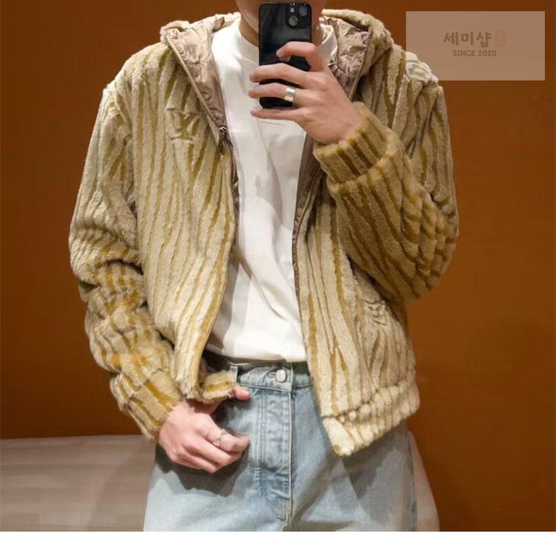 루이비통 루이비통 에피 플리스 후디드 블루종 의류 7번 이미지