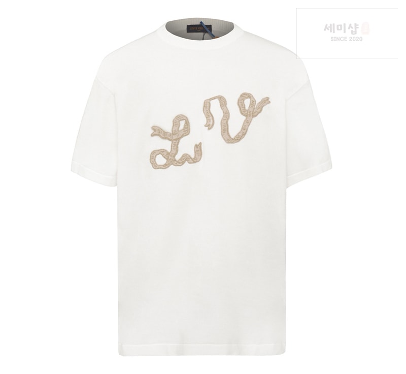 Louis Vuitton 루이비통 엠벨리시드 LV 리본 반팔 티셔츠 의류 5번 이미지