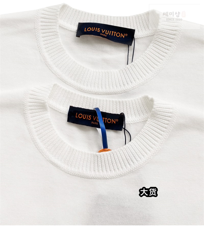 Louis Vuitton 루이비통 엠벨리시드 LV 리본 반팔 티셔츠 의류 11번 이미지