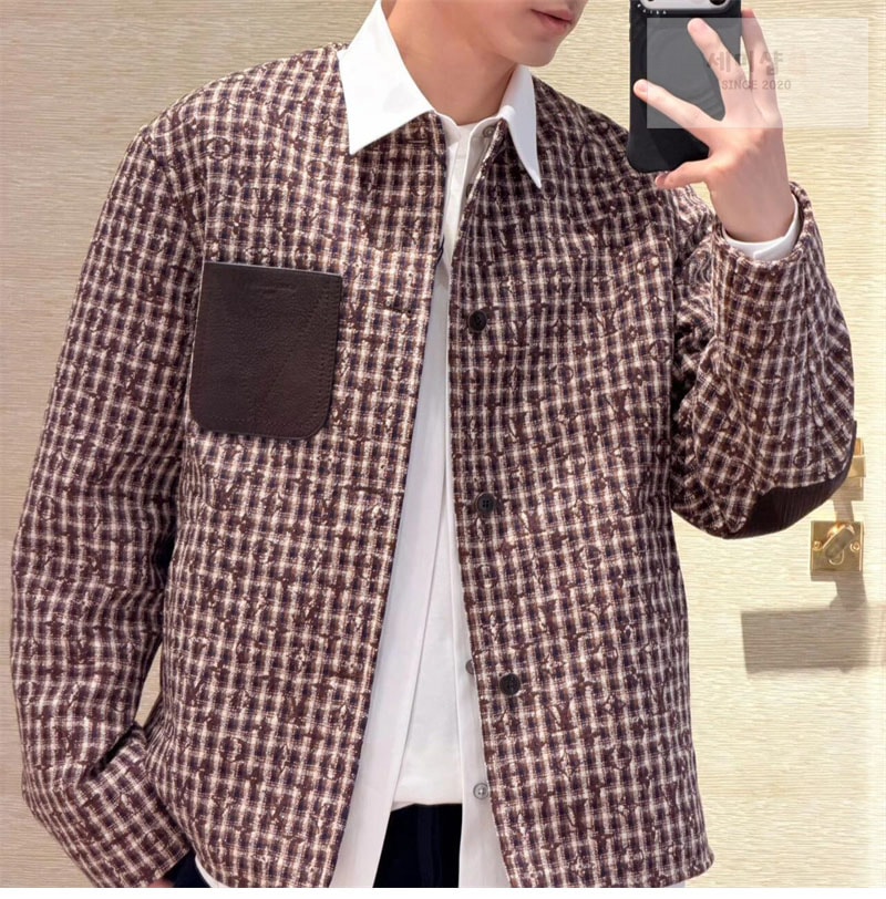 루이비통 루이비통 엠보스드 포켓 롱 슬리브드 셔츠 의류 5번 이미지