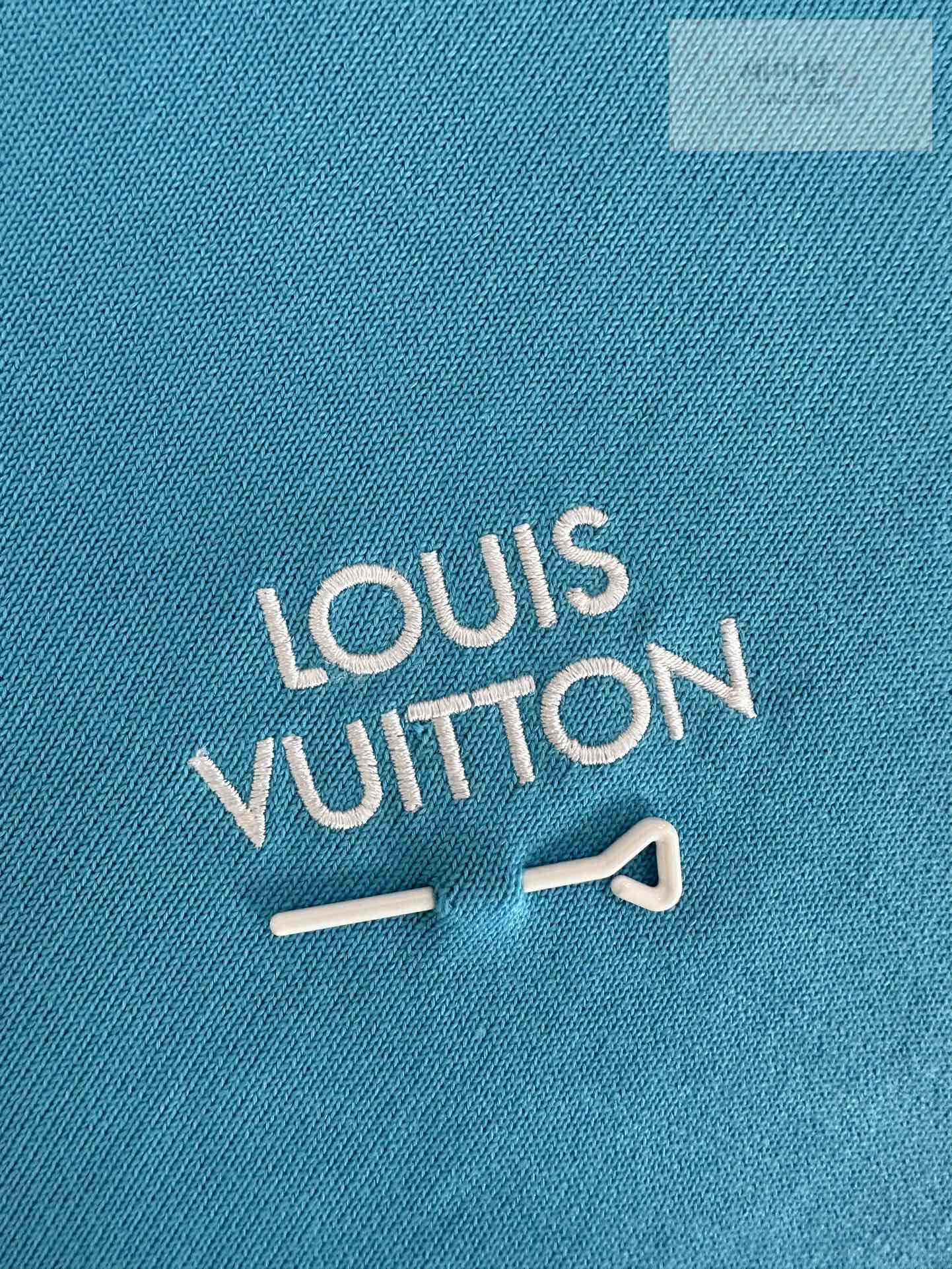 Louis Vuitton 루이비통 엠브로이더드 시그니처 쇼트 슬리브 코튼 니트 반팔 “4COLOR” NO.1 의류 18번 이미지