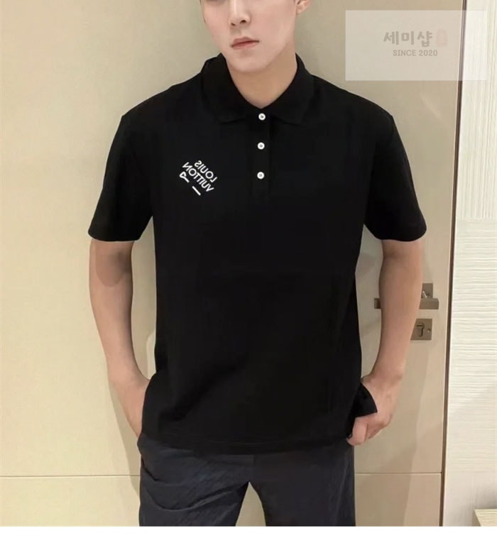 Louis Vuitton 루이비통 엠브로이더드 시그니처 쇼트 슬리브 피케 반팔 의류 5번 이미지