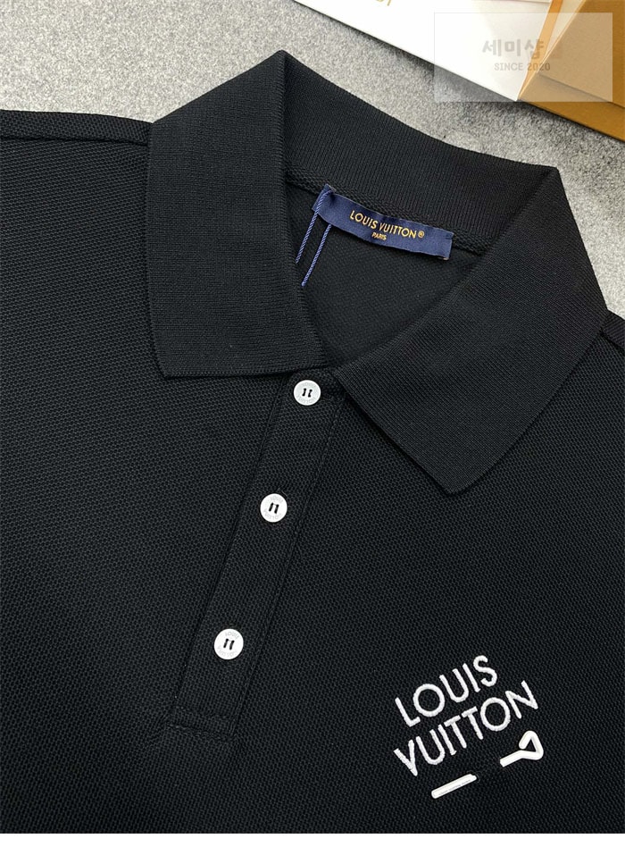 Louis Vuitton 루이비통 엠브로이더드 시그니처 쇼트 슬리브 피케 반팔 의류 12번 이미지