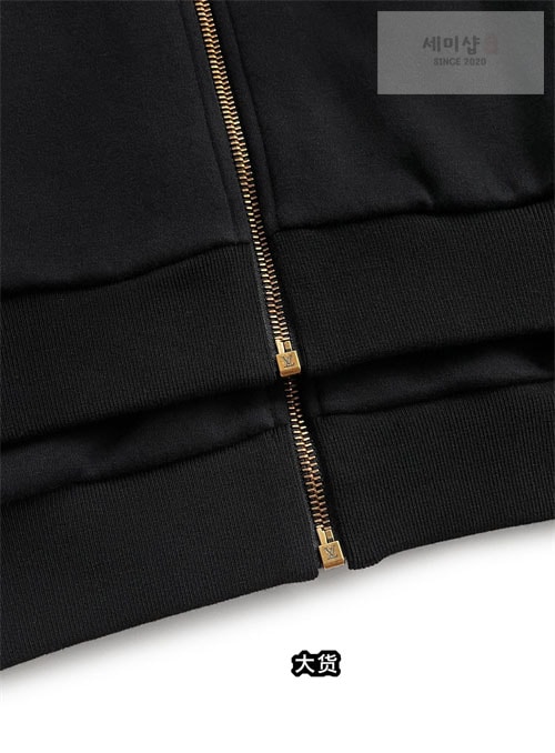 Louis Vuitton 루이비통 엠브로이더드 진주풀러 저지 집업 후드 의류 13번 이미지