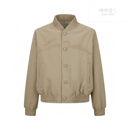 Louis Vuitton 루이비통 엠브로이더드 코튼 블렌드 블루종 보머 의류 5번 이미지