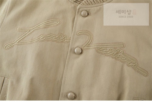 Louis Vuitton 루이비통 엠브로이더드 코튼 블렌드 블루종 보머 의류 16번 이미지
