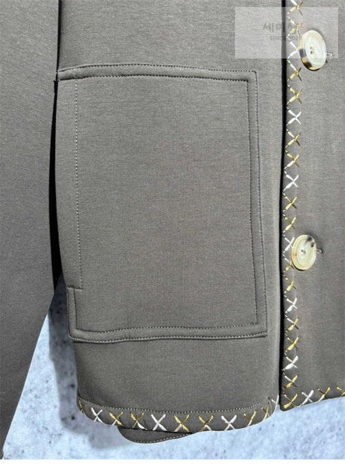 Louis Vuitton 루이비통 엠브로이더드 코튼 워크웨어 자켓 의류 10번 이미지