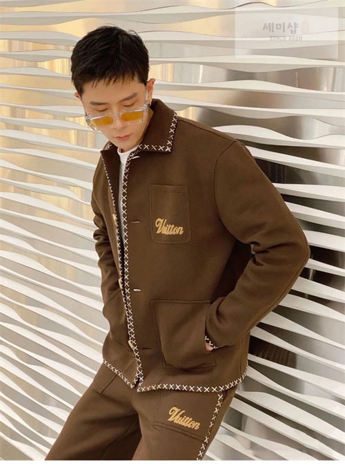 Louis Vuitton 루이비통 엠브로이더드 코튼 워크웨어 자켓 의류 19번 이미지