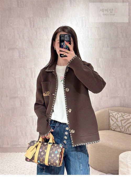 Louis Vuitton 루이비통 엠브로이더드 코튼 워크웨어 자켓 의류 22번 이미지