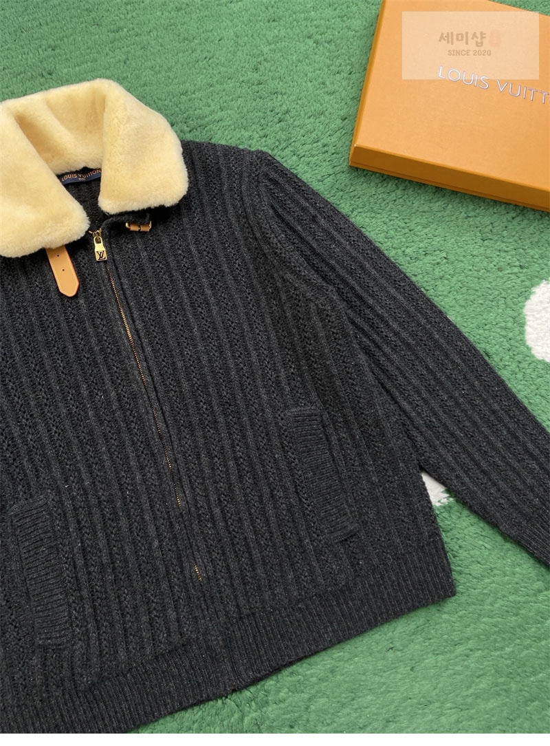 루이비통 루이비통 캐시미어 울 블루종 자켓 의류 2번 이미지