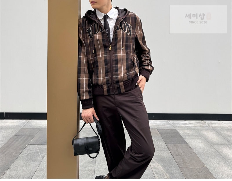 루이비통 루이비통 테일러드 후디드 블루종 의류 14번 이미지