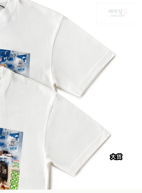 Louis Vuitton 루이비통 23AW LV Teen Bedroom 프린트 반팔 티셔츠 의류 9번 이미지