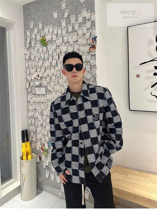 Louis Vuitton 루이비통 24FW 다미에 울 오버셔츠 의류 5번 이미지